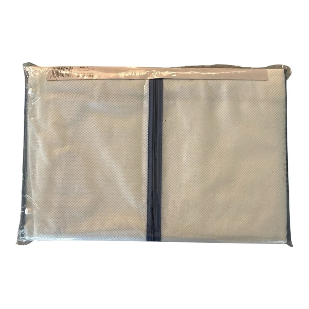 Mainstays Home White Jumbo Hanging Dress Bag Closet Organizer New 54x17x20